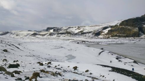 Solheimajokull scenery