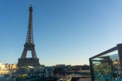 Eiffel Tower from the Les Ombres deck