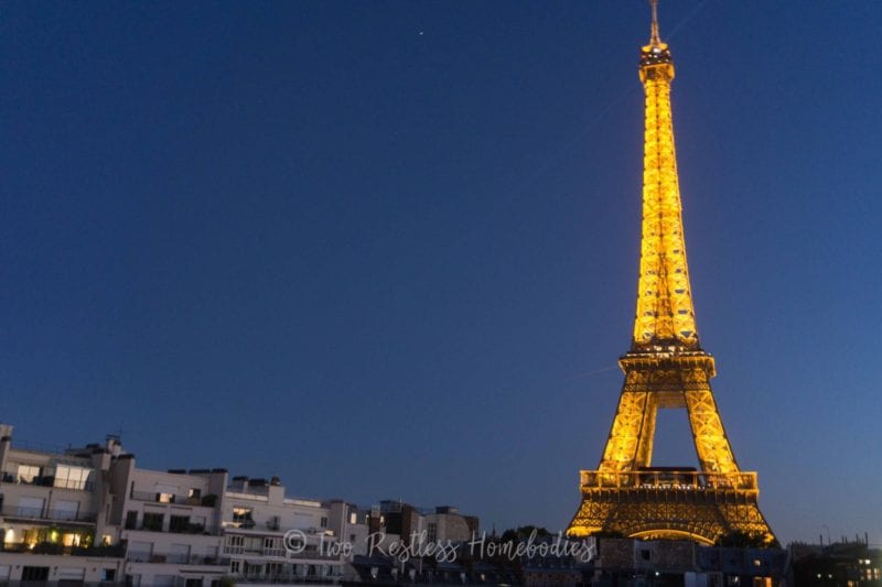 Beautiful Eiffel Tower at night