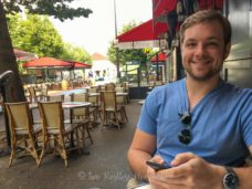 Luke at Cafe Martin