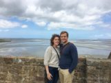 Luke and Meagan at Le Mont Saint Michel