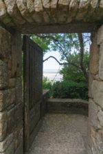Le Mont Saint Michel open door and greenery
