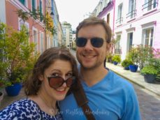 Meagan and Luke taking a selfie at Rue Cremieux