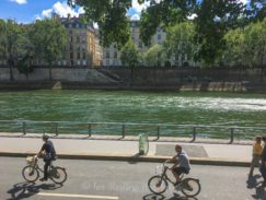 Cycling by the Seine