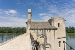 avignon pont benezet blue sky