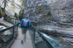 johnston canyon luke hiking