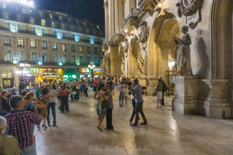 Tango at the Palais Garnier Paris from further away