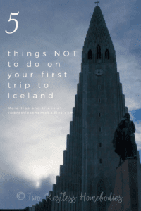 5 things not to do in iceland pinterest
