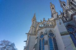 reims notre dame cathedral back beautiful