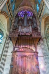 reims notre dame cathedral organ and rose window