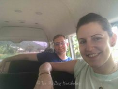 Two Restless Homebodies on the drive to Placencia, Belize